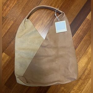 Shiraleah Beige and Cream Tote